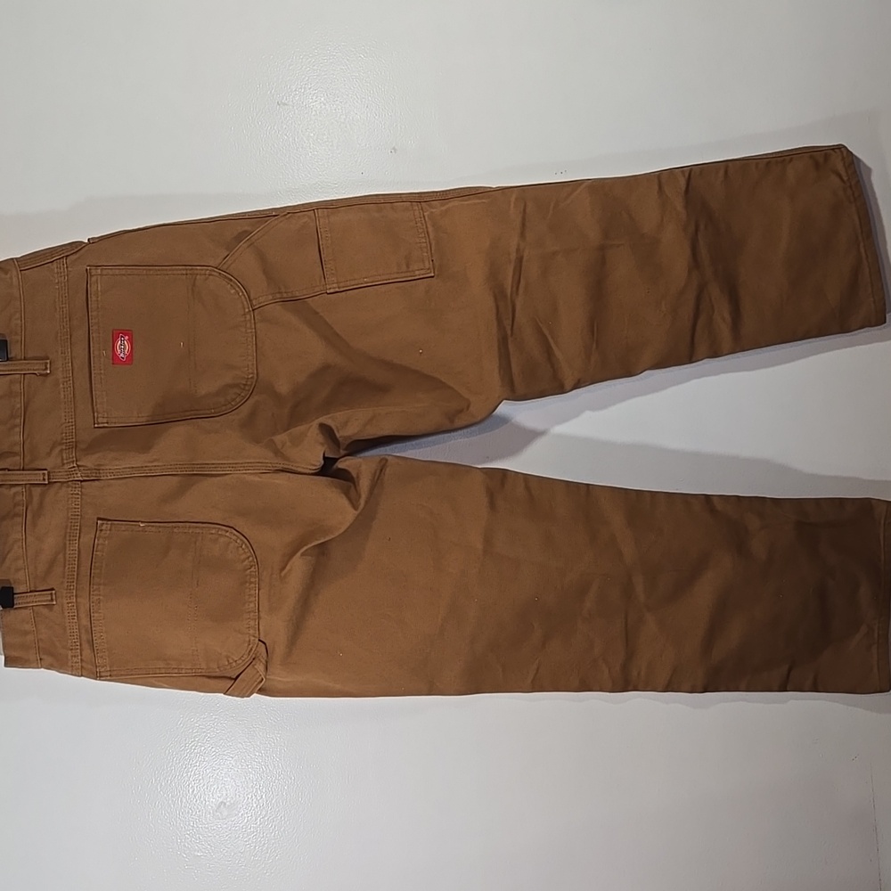 Dickies Men's Heavyweight Cotton Brown Carpenter Pants 36 x 30 - Picture 1 of 10